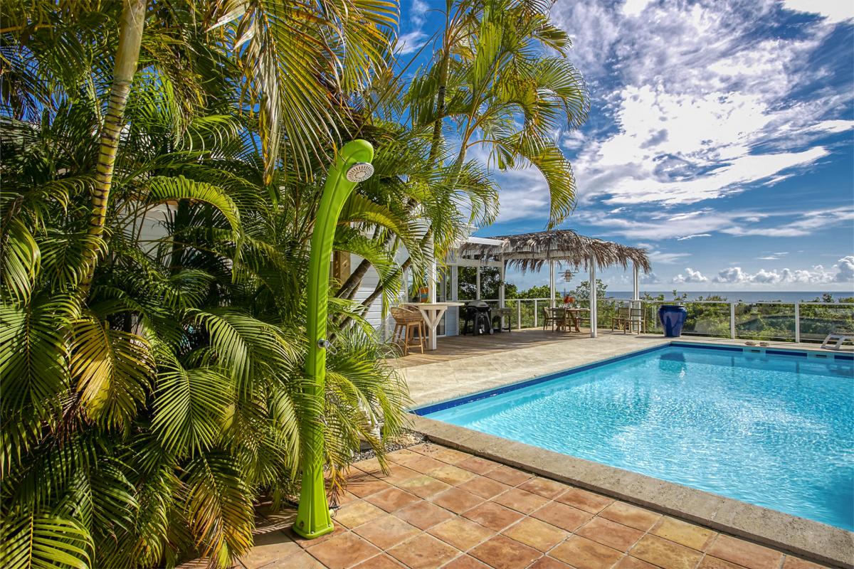A louer villa 2 chambres Terres Basses Saint Martin_ Piscine - 6